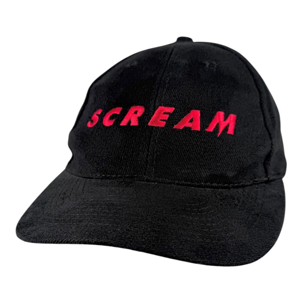 Vintage 90's SCREAM Hat Movie Crew Promo Embroidered Strapback 1996 RARE